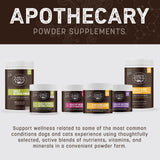 Earth Animal Apothecary Powder Supplement - Stop Eating Stool Nutritional Powder for Dogs & Cats - 8 oz