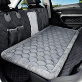 XYDongtong Dog Bed for Car，Dog Car Seat Cover for Back Seat，Non-Slip Travel Pet Mat，Nonslip Soft Durable，Fit for Backseat Extenders and Trucks SUVs (Gray)