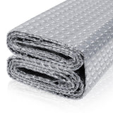 Reflective Bubble Insulation Sheet, Double Side Aluminum Foil Bubble Shield, Aluminum Foil Thermal Insulation Radiant Barrier for Windows, RV, Roof, Garage Door (23.6IN X 10FT)