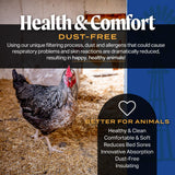 HealthiStraw FarmStraw Fine Cut, 3 cu ft (25 lb) Expands to 10+ cu ft – Wheat Straw Bedding for Homesteads, Hobby Farms & Small Pets – Dust-Free, Allergen-Free, Absorbent, Soft, Sustainably Sourced