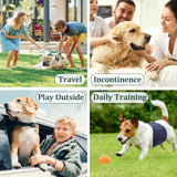 Reusable Dog Diapers Male, Premium Washable Belly Bands for Male Dogs, Pack of 5, High Absorbing Large Male Dog Wraps for Doggie & Puppy in Incontinence or Excitable Urination and Training(L)