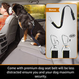 iBuddy Dog Car Seat Covers 100% Waterproof, Dog Seat Cover with Side Flaps from Scratching, Pet Seat Cover for Back Seat of Car/SUV/Truck Machine Washable…