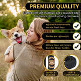 Lerqua Flea Collar for Dogs 4 Pack, 32 Months Comfort Flea and Tick Prevention, Waterproof Dog Flea and Tick Collar, Adjustable Flea and Tick Treatment for Dogs - One Sizes Fit All (Black)