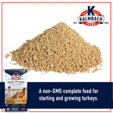 Kalmbach Feeds Start Right Non-GMO Turkey & Gamebird Crumble Feed, 50 lb Bag