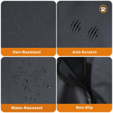 Alfheim Car Boot Liner Protector - Nonslip Waterproof Pet Dog Back Seat Cover - Durable Washable Cargo Cover Mat Travel, Universal for Medium Small Car SUV (Grey)