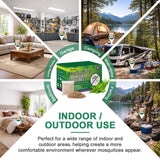 Mosquito Repellent Outdoor Patio, Natural Mosquito Repellent Indoor for Living Room, Bedroom, Patio, garages, Camping, Safe for Kids and Pets (24 Packs)