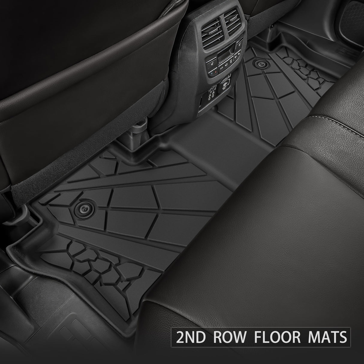 KARPAL Floor Mats for Honda Pilot 2016-2022 (8 Seats, No Elite Models), All Weather Protection TPE Floor Liners Accessories Car Mats, Front & 2nd Row & Backrest Mat & Cargo Liner