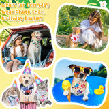 Reginary 120 Packs Dog Bandanas Bulk Dog Scarf Adjustable Holiday Pet Scarf Washable Scarves Triangle Drool Bibs for Cat Pet Costume Supply(Summer Series)