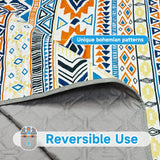 YOSEPATI Waterproof Dog Blanket, Bohemian Dog Bed Cover Pet Blanket, Reversible Sofa Couch Cover for Dogs Washable, Protect Furniture Bed Couch Sofa for Puppy Cat (Blue Medallion, 68×82 Inch)
