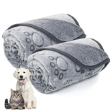 LOKOZ Small Dog Blanket for Medium Large Dogs Fleece Puppy Blanket Washable Dog Blankets for Bed Couch Protection with Cute Paw Print Pet Puppy Cat Blanket