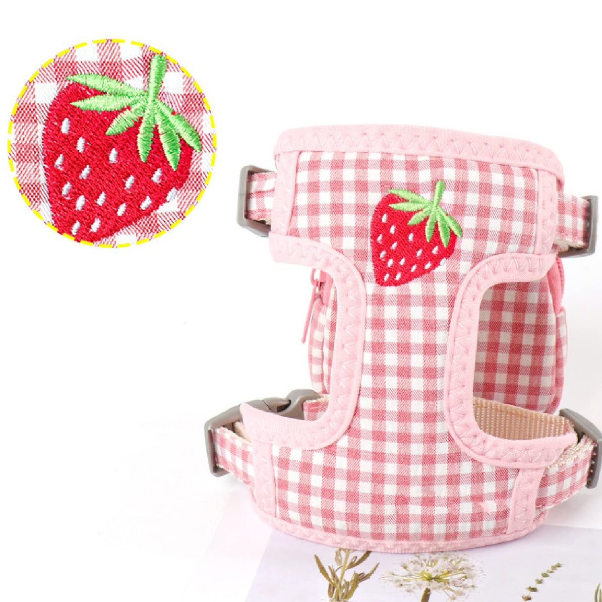 Yuehuam Pet Backpack Harness with Leash for Cat Small Dog Self Mini Carrier Back Pack Pocket Saddle Bags Puppy Bag with Training Lead Leash for Doggie Outdoor Travel Hiking Walking