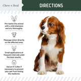 Chew + Heal Labs Hydrocortisone Lotion for Dogs - 8 oz Anti Itch Cream for Irritated Skin, Flea Bites, Itching, and More - Made in The USA
