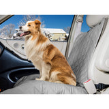 Furhaven Universal Water-Resistant Quilted Single Car Seat Protector - Gray, One Size