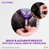 AlphaTrak 3 Test Strips for Use with AT3 Blood Glucose Monitoring System for Cats, Dogs, and Horses, 50 Count