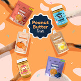 Bow-Wow Blueberry (probiotic + prebiotic) + Cranberry Canine (hip + joint) BUDDY BUDDER, 100% Natural Dog Peanut Butter, Healthy Peanut Butter Supplements, Made in USA (17oz jars)