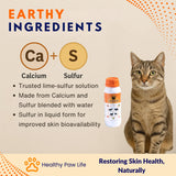 Lime Sulfur Dip – Concentrated Antimicrobial & Antiparasitic Solution for Itchy Skin, Mange, Ringworm & Dermatitis – Safe for Dogs, Cats, Puppies, Kittens, Horses, and Livestock (16 oz)
