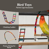 Sinopet 69-inch Large Bird Cages for Parrots,Large Parrot Cages for Large Birds, Flight Cage for Birds,Large Parakeet Cage with Birdcage Cover for African Grey,Quaker,Cockatiel,Green Cheek Conure