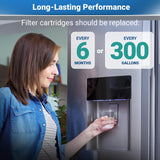 Aqua Fresh WF425 Refrigerator Water Filter (3-Pack) | Replacement for WF3CB, PureSource 3, 706465, 242086201, 242086203, 242294501, 242069601, AP4567491, PS3412266, WF425, Fridge Filter