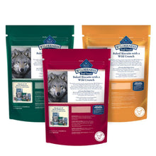 Load image into Gallery viewer, Blue Buffalo Wilderness Variety Pack Dog Treats Made with Natural Ingredients Duck Turkey &amp; Salmon
