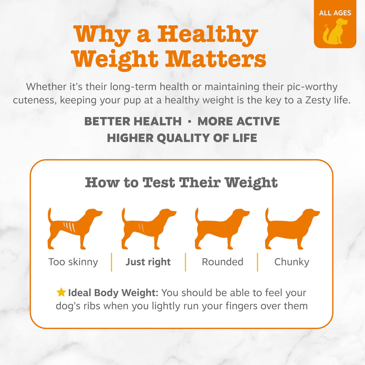 Zesty Paws Weight Management Bites for Dogs - Veterinarian Formulated - Metabolism & Appetite Control - L-Carnitine, Fiber, Postbiotics & B Vitamins - Healthy Weight Dog Supplement - 90 Count