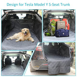 Model Y Rear Trunk Cargo Liner Pet Mat Dogs Rear Seat Cover Protector All-Weather Waterproof Compatible with Tesla Model Y Accessories 2019-2025
