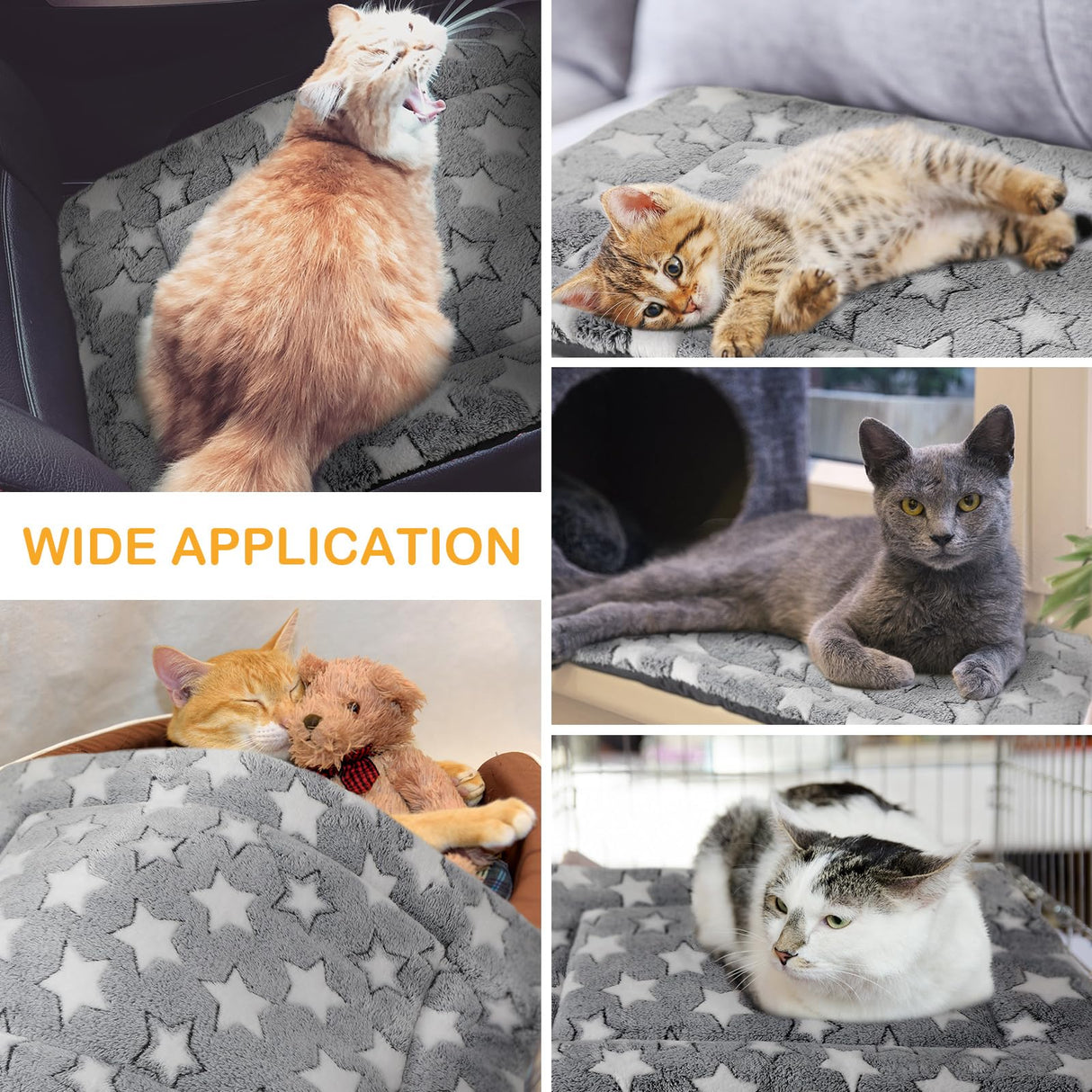 VitalCozy 4 Pcs Dog Crate Pads, Ultra Soft Warm Washable Anti-Slip Kennel Bed Mat for Pets, Reversible, Replaceable, Cozy Cage Liner for Small Medium Large Dogs and Cats(28 x 42 x 1.6 Inch,Gray)