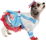 The Wizard of Oz: Dorothy Pet Costume for for Dogs or Cats by Rubies, XL
