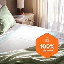 Load image into Gallery viewer, Chucks Pads Disposable 30x36 Underpads [50-Pack] Incontinence Chux Pads Absorbent Fluff Protective Bed Pads - Extra Large Pee Pads for Kids, Adults &amp; Elderly | Leak Proof Puppy Pads for Training - XXL
