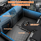 OLenyer Dog Car Seat Cover-Large Space,Back Seat Extender for Dogs,Car Seat Protector,Car Seat Cover Hard Bottom Holds 400 lbs,Upgraded Material Waterproof Pet Car Bed Dog Hammock for Car, SUV,Truck
