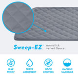 Paw Inspired Fitted Fleece Liners for Ferret Nation, Critter Nation Cage for Ferrets, Rats, Chinchillas, Hedgehogs & Other Small Animals (Gray, Double Unit Set)