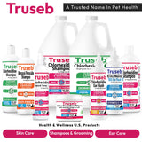 Truseb Advanced Topical Dog Ear Wash with Ketoconazole & Chlorhexidine Ear Flush Dog, Cats and Horses, with Aloe - 12 oz Made in U.S.A (Ketoconazole & Chlorhexidine Ear Flush, 12 oz)