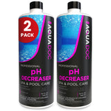 AquaDoc Spa pH Decreaser for Hot Tub - 32oz (2-Pack) - Sodium Bisulfate Spa pH Down for Water Balance - Made in USA