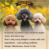 Gootoe Turkey Tendons for Dogs –All-Natural, Hypoallergenic Dog Treats, Rawhide Alternative, Long Lasting Puppy Chews, Healthy Dog Treats for Small Breeds, Bone (S), 6 Count Pack