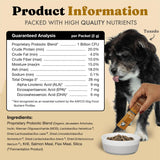 Vital Probiotics for Dogs - Wolf Microbiome, Daily Digestive Health, Dog Probiotics for Digestive Health, Powder Probiotic Supplement, Prebiotics & Postbiotics, Veterinarian Developed, 30 Packets