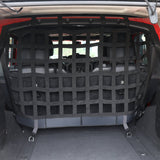 BESTAOO Pet Net Vehicle Safety Mesh Dog Barrier for Jeep Wrangler JK JL 2 Door 4-Door 2007-2026,Rear Seat Isolation Net,Easy to Install,Updated Version