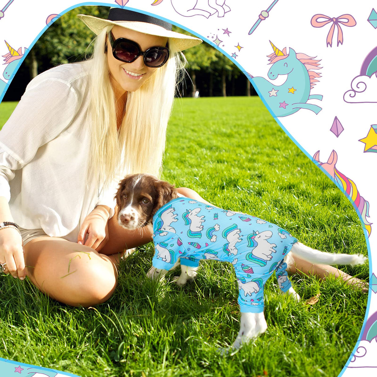 3 Pieces Dog Pajamas Puppy Soft Pets Clothes Dog Jumpsuit for Small Medium Large Pets Cute Apparel Bodysuits for Girl and Boy, 3 Styles(S Fits 3.3-5.5 lbs)