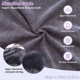 Dog Drying Coat Bathrobe Towel,Microfibre Material Fast Drying Super Absorbent Dog Bath Robe, Pet Quick Drying Moisture Absorbing with Adjustable Collar and Waist