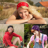 CECIAOAIME 16 Pcs Bandanas Multi-Purpose Bandana Headbands Party Outdoor Head Scarf 22x22 inch Handkerchiefs for Women Men
