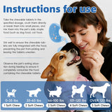 Probiotics Dog Allery Chews for Dogs, Improve Itchy Skin Itchy Ears, Yeast Balance, Gut Health, Probiotics (10 Billion CFU) for Dog Immune Health & Allergy Relief Chews + Vitamins Blend
