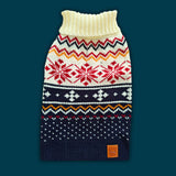 Cozy Acrylic Dog Sweater for Outdoor Adventures—Breathable & Insulating Knit—Classic Fit—Backpacking Gear for Dogs—Dog Hiking Gear—Dog Camping Gear (Large, Nordic)