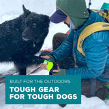 Wilderdog Dog Booties, Lightweight, Grippy Rubber Bottom, Double Hook & Loop Closure Set of 4 - Large