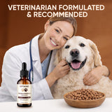 OptiKind Vision Drops for Dogs, Eye Drops for Dogs, Complete Eye Health Support with Powerful Antioxidants, Omega-3 Oil, Lutein, Bilberry Extract, Zeaxanthin & Lycopene, 2 fl oz / 60 ml (1)