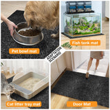 Wibeelee 48 x 48 Inch Large Felt Bird Cage Mat, 3mm Thick Absorbent Felt Surface with Non-Slip Backing, Durable Under Pet Cage Mat for Bird Cages Tear-Resistant & Water-Absorbing Pad