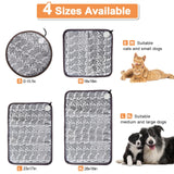 RC SLL Cat Heating Pad, (18×18 in) Pet Heating Pad for Cats Puppy Heated Dogs Blanket with Timer(1-24H),Waterproof Heated Cat Blanket with Chew Resistant Steel Cord