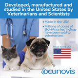 Sentrx - Ocunovis Gel Eye Drops for Dogs and Cats with Dry Eyes, Hydrating Cat and Dog Eye Drops with Hyaluronic Acid, Non-Blurring and Non-Stinging Artificial Tears, 5 ml, 3 Pack