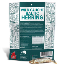 Load image into Gallery viewer, Plato Pet Treats Fish Dog Treats - Air-Dried, Single Ingredient Dog Treat - with Omega 3 &amp; 6 Fatty Acids to Support Skin and Coat - 100% Whole Fish - Wild Caught Baltic Herring Dog Treats - 8.5 oz
