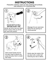 Doctor BEASLEY'S Advanced Ear Bomb is a Powerful 1 Step Cleaning Solution Treatment for Dog Ear Infections; Cleaner Replaces Drops, Vet Visits, Medication, Antibiotics for Yeast and Fungus, 8 Ounce