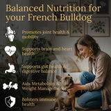 Prestige Breed Multivitamins, Balanced Nutrition for Your French Bulldog, 90 Count, Made in The USA with Real Bacon