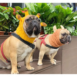 iChoue Dog Yellow Giraffe Knitted Snood Ear Muffs Calming Hoodie Anxiety Relief Noise Canceling Headband Protection Cover Hood - Large
