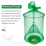 4 Pack Ranch Fly Trap, Farm/Orchard Fly Trap, Reusable Fly Traps Outdoor, Fly Catcher Killer, Effective Trap for Horse Stable